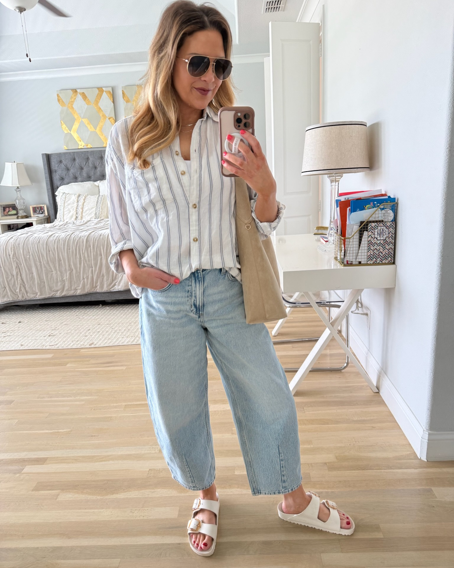 Texas weather can’t make up its mind, so neither can our outfits. One day it’s winter, the next it’s pool season. 🙃 So here are some outfit ideas for whatever season you wake up in. ☀️☔️🥶

#LTKmomlife #LTKootd #LTKgrwm