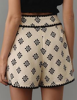 Wrap Skirt for Women Casual Mini Skirt Knot Side Elastic Waist Bodycon Flowy Print Short | Amazon (US)