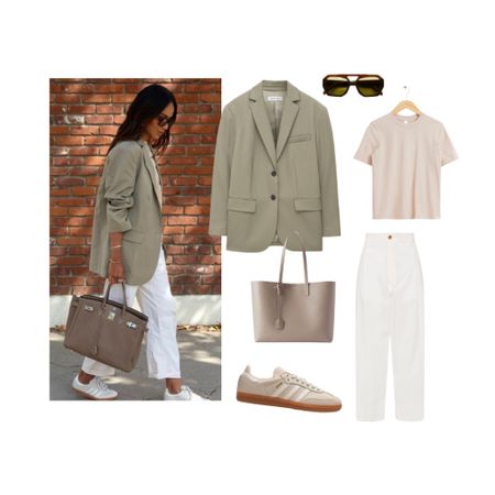 Steal her style ! 
Nothing easier than a chic blazer and white trouser. Add your favourite pair of trainers and accessories to match: Voila! 


#LTKshoecrush #LTKitbag #LTKaustralia