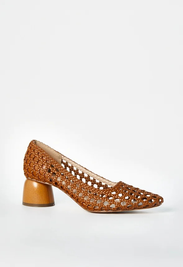 Allura Woven Pump | JustFab