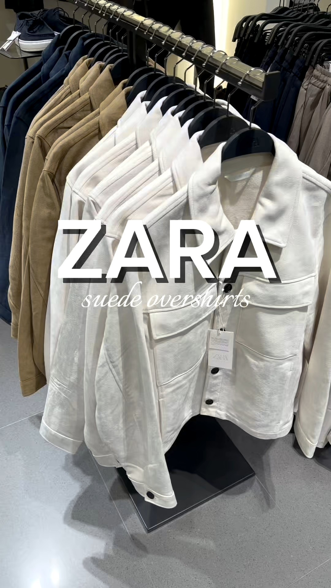 Zara suede overshirts - fit true to size 

#LTKootd #LTKWorkwear #LTKMens