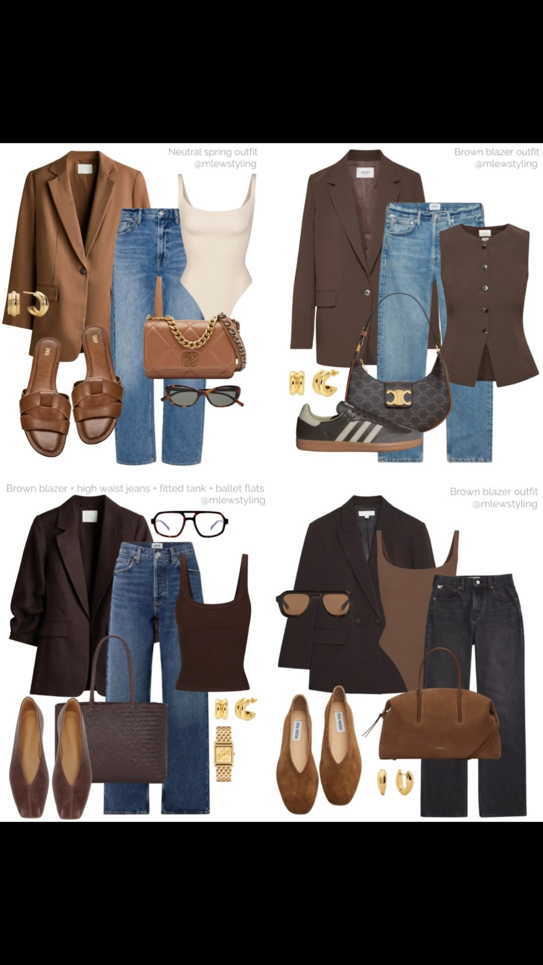 BROWN BLAZERS & JEANS - 4 outfits you’ll wear on repeat this spring🤎

#LTKjeans #LTKworkwear #LTKstyletip