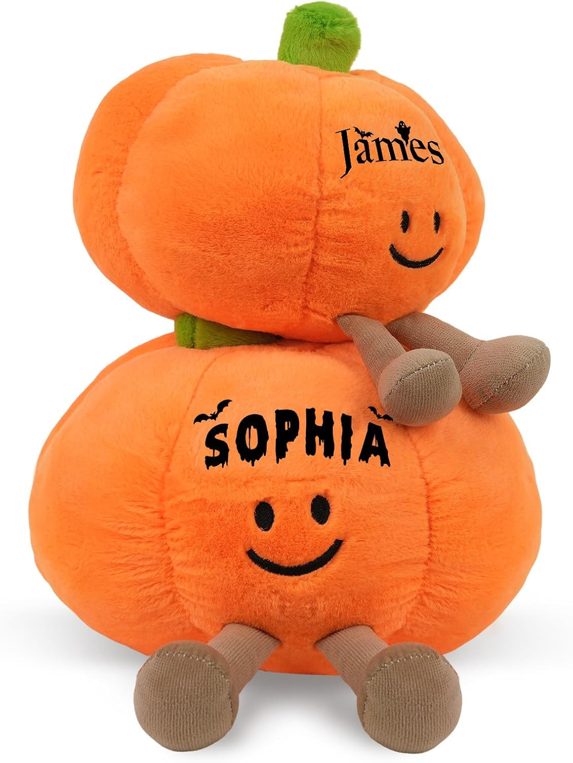 Custom Halloween Pumpkins With Name, Personalized Halloween Pumpkin Stuffed Animal, Cute Fall Stuffed Animals Pumpkin Plush Toy for Boys Girls Kids Teens Toddlers Adults, Pumpkins Decor Plushies 2025 | Amazon (US)