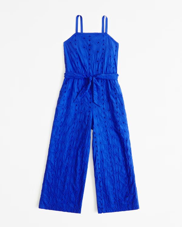 girls eyelet jumpsuit | girls dresses & rompers | Abercrombie.com | Abercrombie & Fitch (US)
