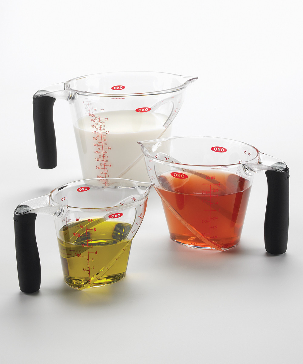 OXO Measuring Cups - Good Grips Three-Piece Angled Measuring Cup Set | Zulily