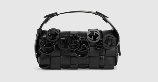 Upcycled buckle baguette bag | Gucci (US)