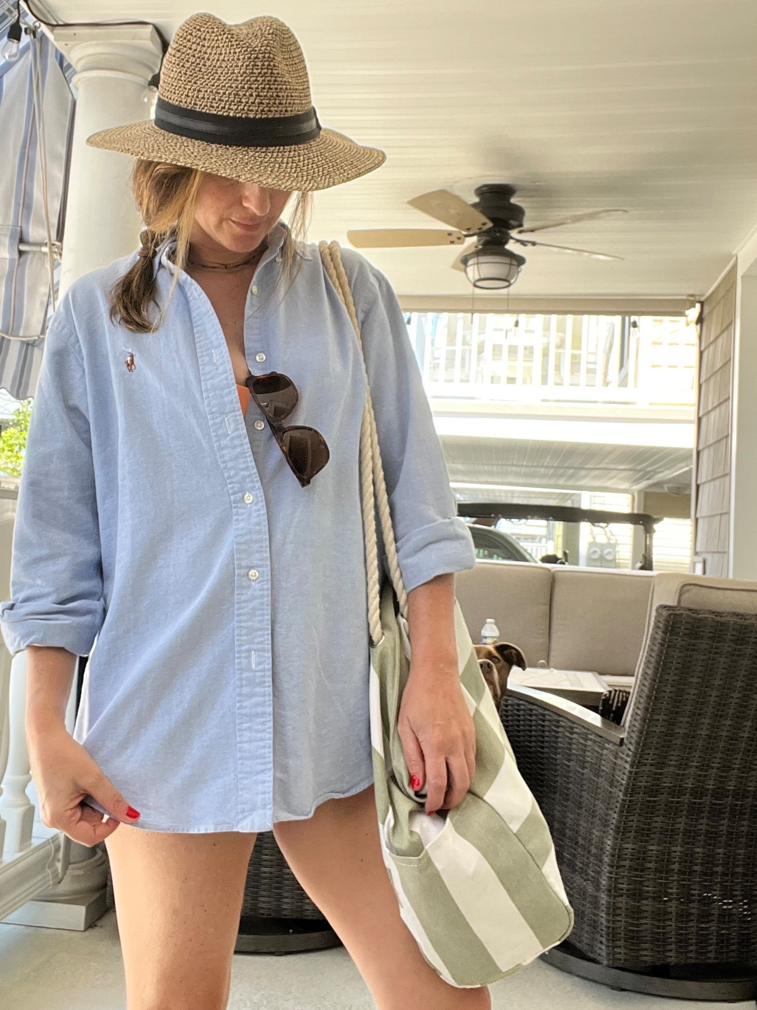 Beach uniform? It’s mine anyways!
🏖️ 👕 👒 
My hat and shirt are thrifted- but as you can see they are pretty basic styles that you can easily replicate. I size up to a men’s M or even L.
Mine pictured is Ralph Lauren but I’ve linked more affordable options if you don’t already have this staple item. 🙌🏼

#LTKSummerEdit #LTKOver40 #LTKFindsUnder50