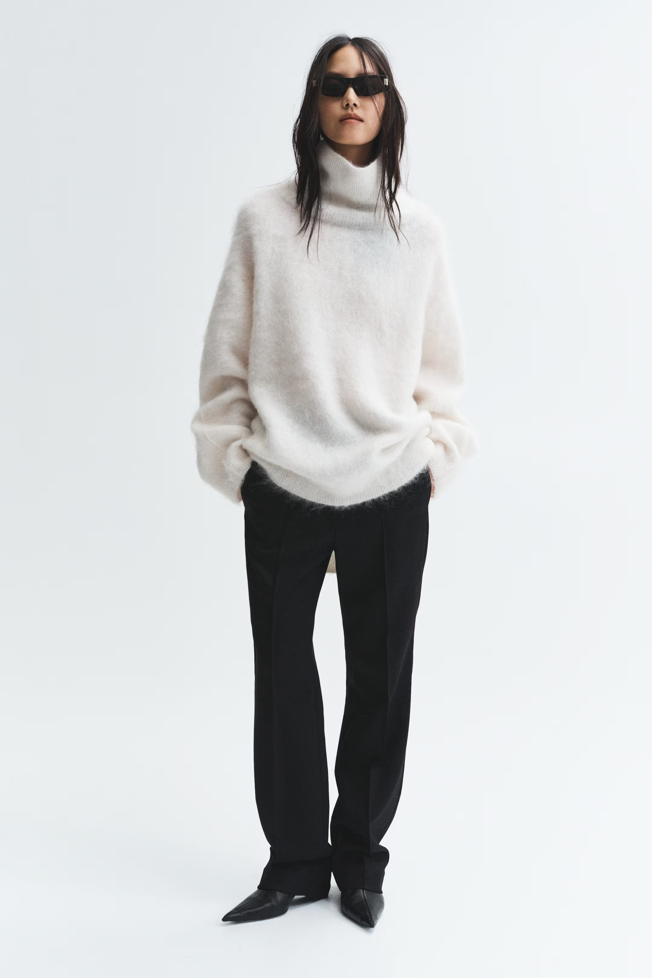 High-collar mohair-blend jumper | H&M (UK, MY, IN, SG, PH, TW, HK)