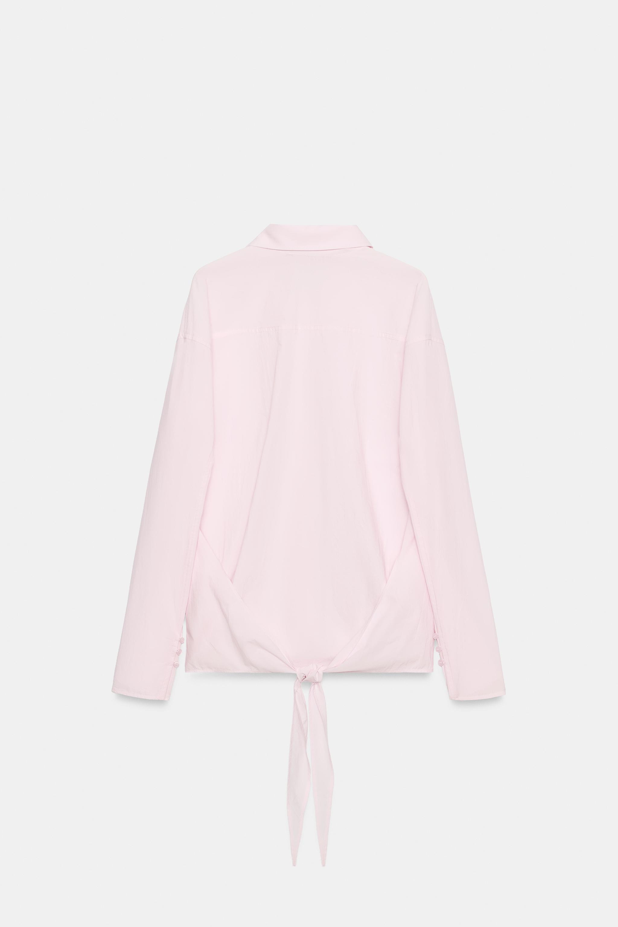 OVERSIZED TIE SHIRT | Zara US