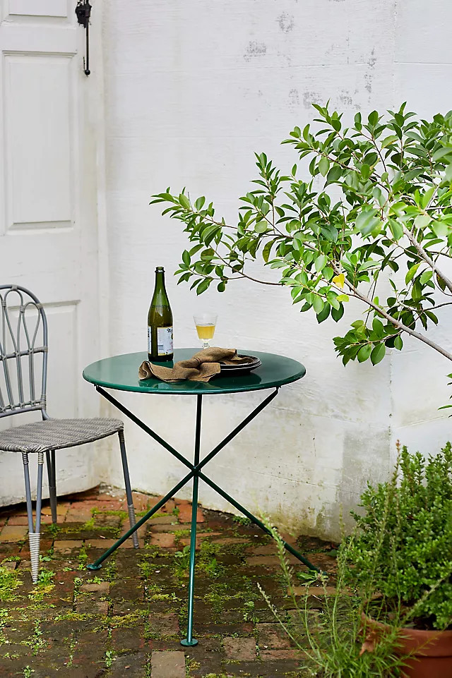 Folding Galvanized Iron Dining Table | Anthropologie (US)