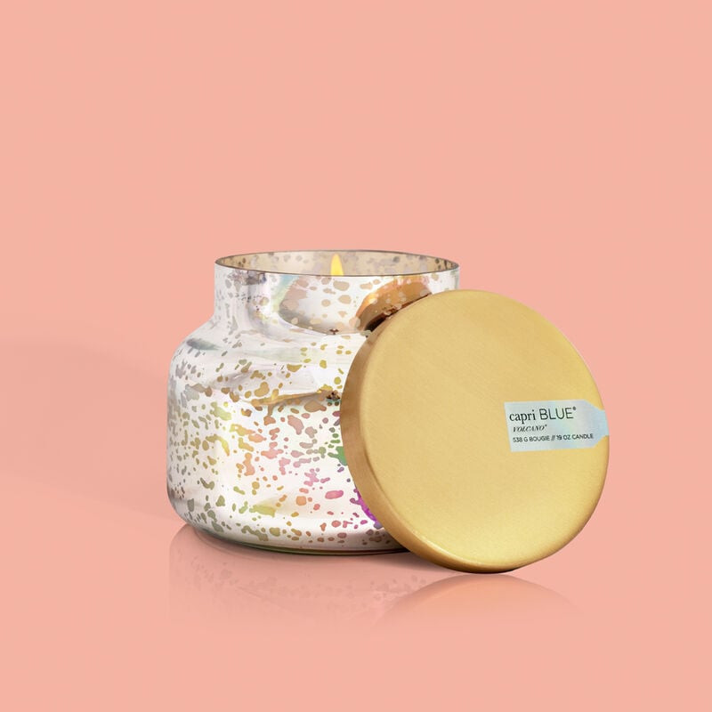 Volcano Mercury Iridescent Signature Jar | Capri Blue | Capri-Blue