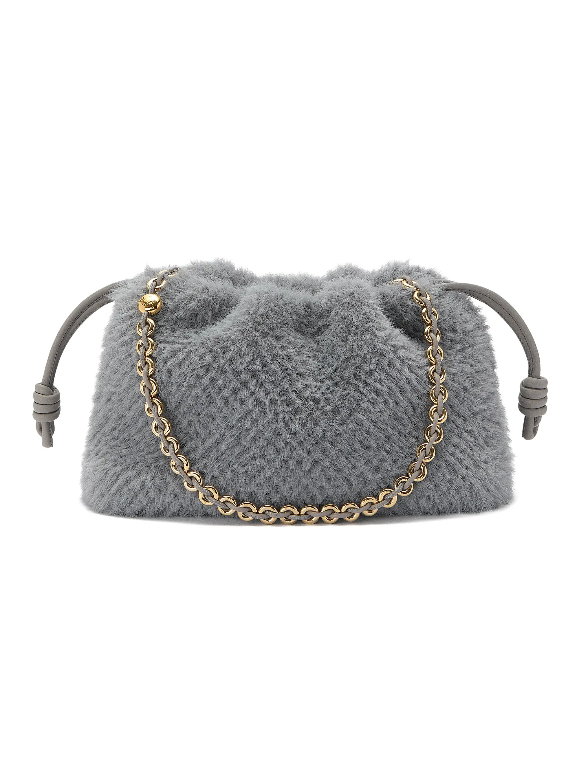 Flamenco Faux Fur & Leather Shoulder Bag | Saks Fifth Avenue