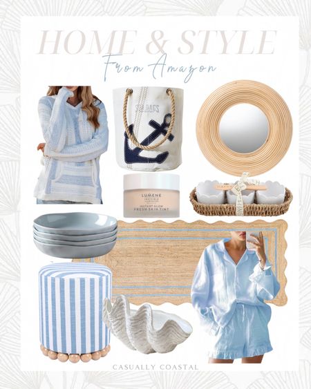 Home & Style from Amazon

Amazon home, Amazon style, Amazon fashion, coastal style, Amazon coastal home decor, affordable style, beach style, beach house decor, spring style, spring outfit, beach outfit, resort wear, Amazon two piece set, Amazon matching set, cozy set, lightweight beach hoodie, ruffle lounge set, Amazon lounge set, sea bag recycled sail cloth navy anchor beverage bucket bag, collapsible cooler bag, striped linen ottoman, clam shell sculpture, ceramic flat pasta bowls, scalloped natural jute rug, area rug, coastal rug, runner rug, round mirror, lumene invisible illumination instant glow skin tint, amazon rugs, jute rugs, coastal rugs, amazon mirrors, coastal mirrors, amazon ottoman, shell decor 

#LTKstyletip #LTKSeasonal #LTKhome