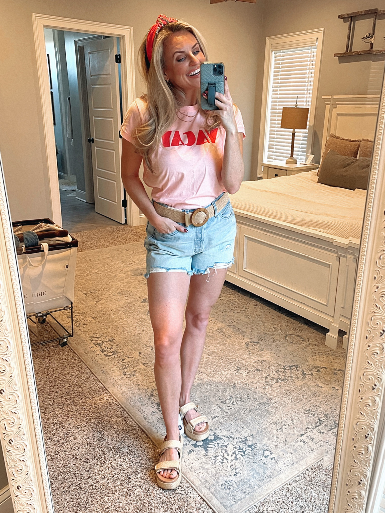 Spring and Summer Denim Cutoff Jean Short and tee shirt outfit - women’s moms girls fashion style inspiration 

#LTKFindsUnder50 #LTKStyleTip #LTKTravel