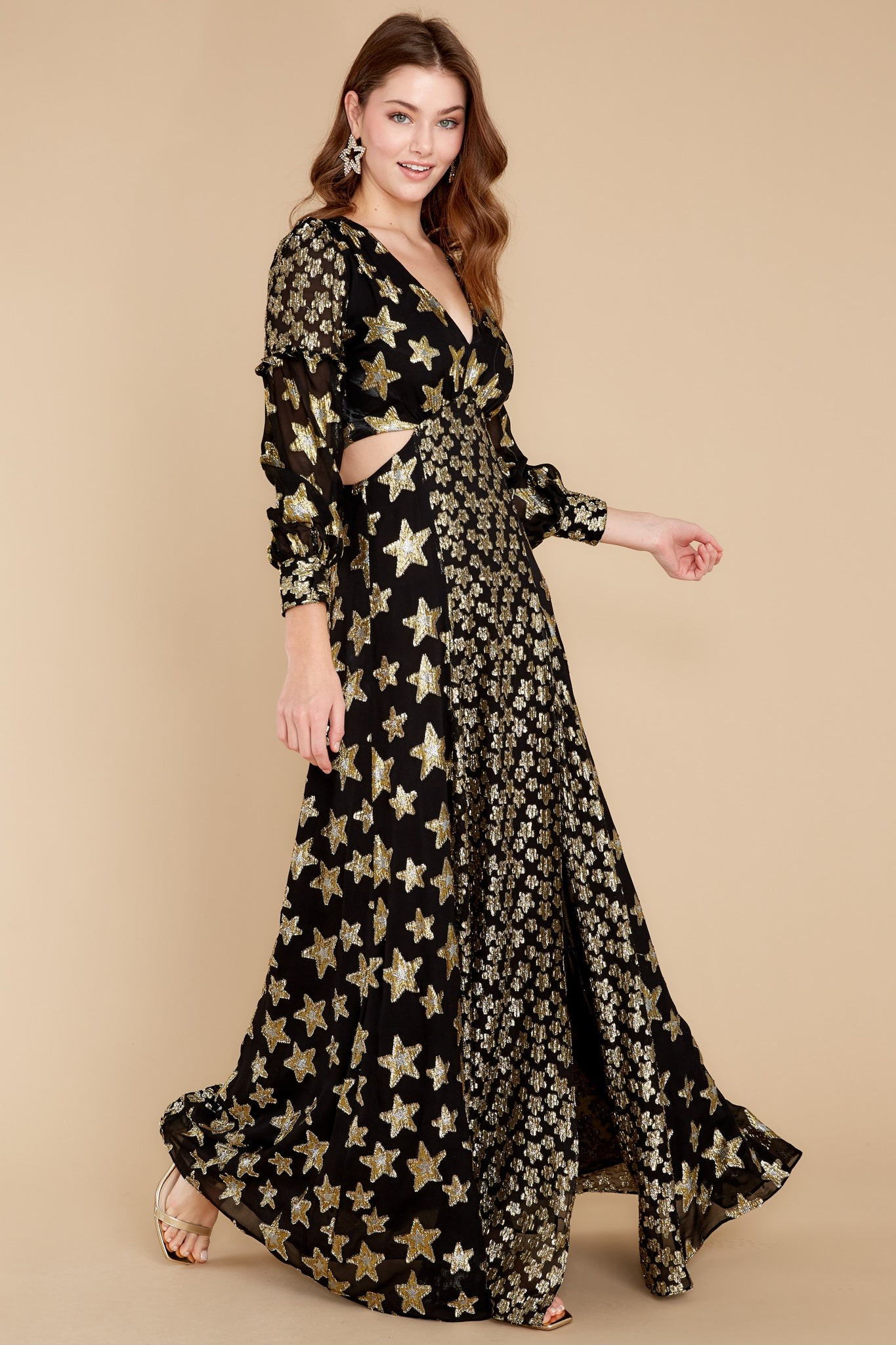 Aneesha Black Maxi Dress | Red Dress 