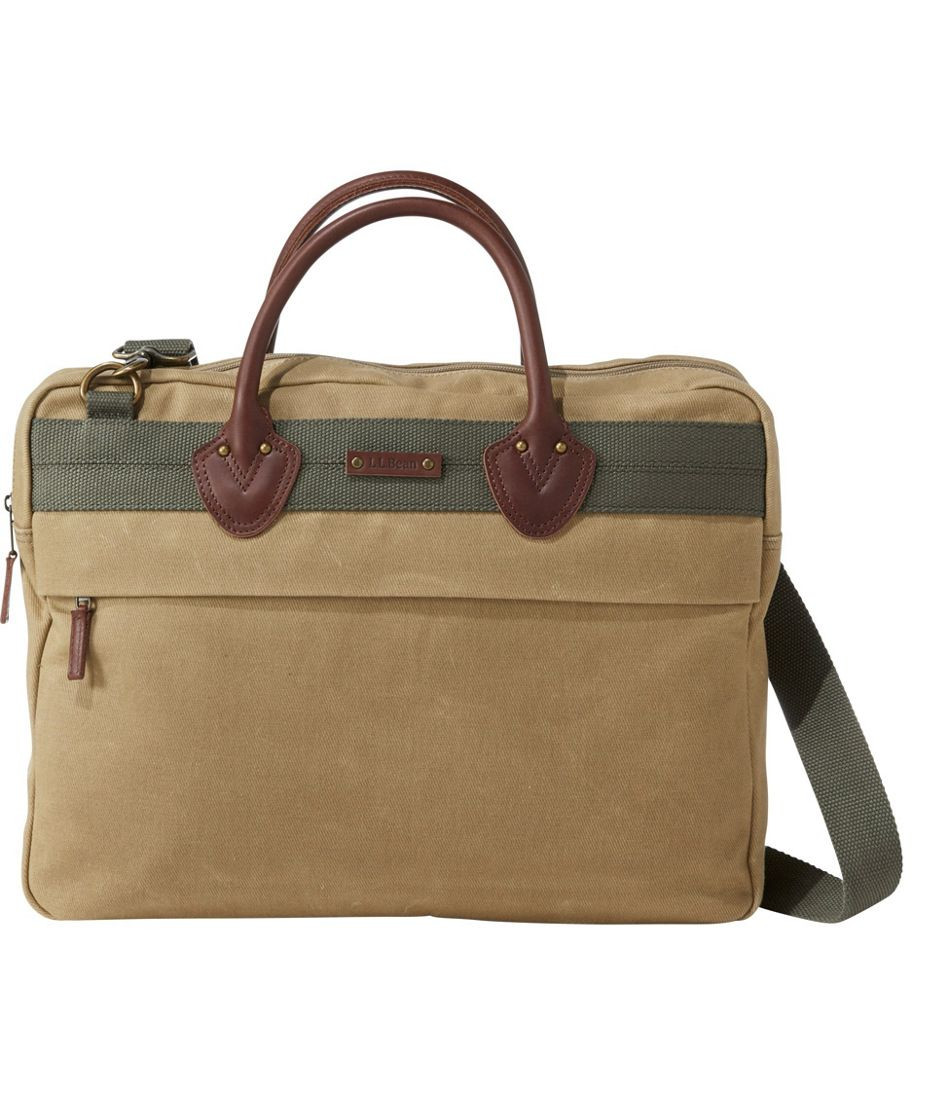 Waxed Canvas Briefcase | L.L. Bean