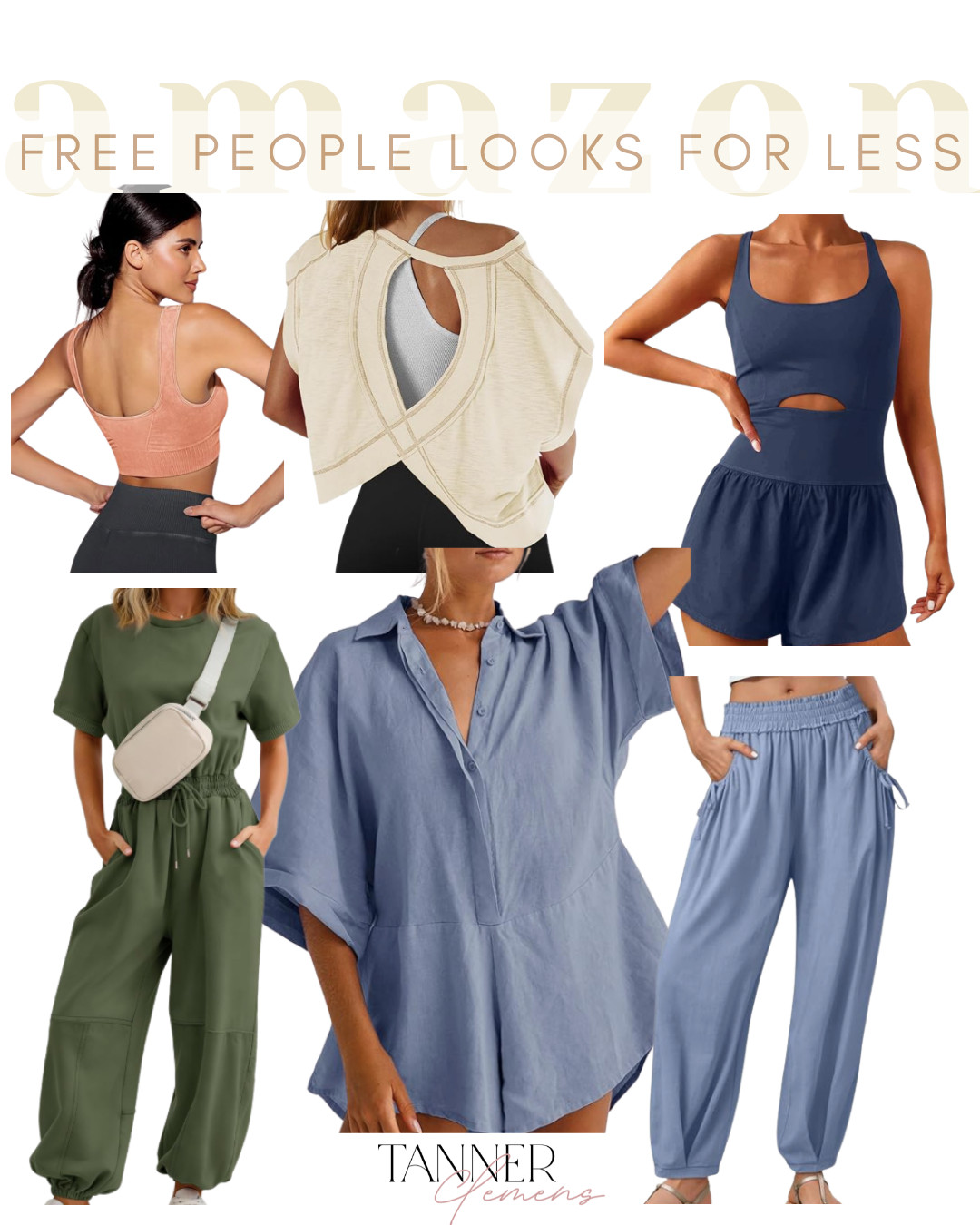 I just love how accessible these budget friendly 'looks for less' are on Amazon. You would never know they were a fraction of the price of the Free People version. That is a total win!  

 #LTKxAbercrombie #LTKgrwm #LTKootd
