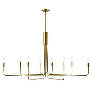 Light Society Bella 8-Light Chandelier - Black | Bed Bath & Beyond