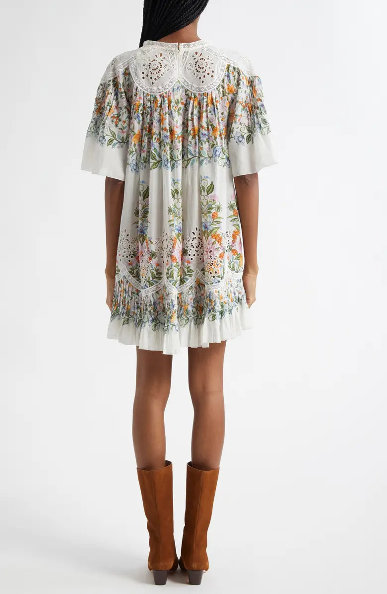 Sweet Bloom Cotton Eyelet Shift Dress | Nordstrom