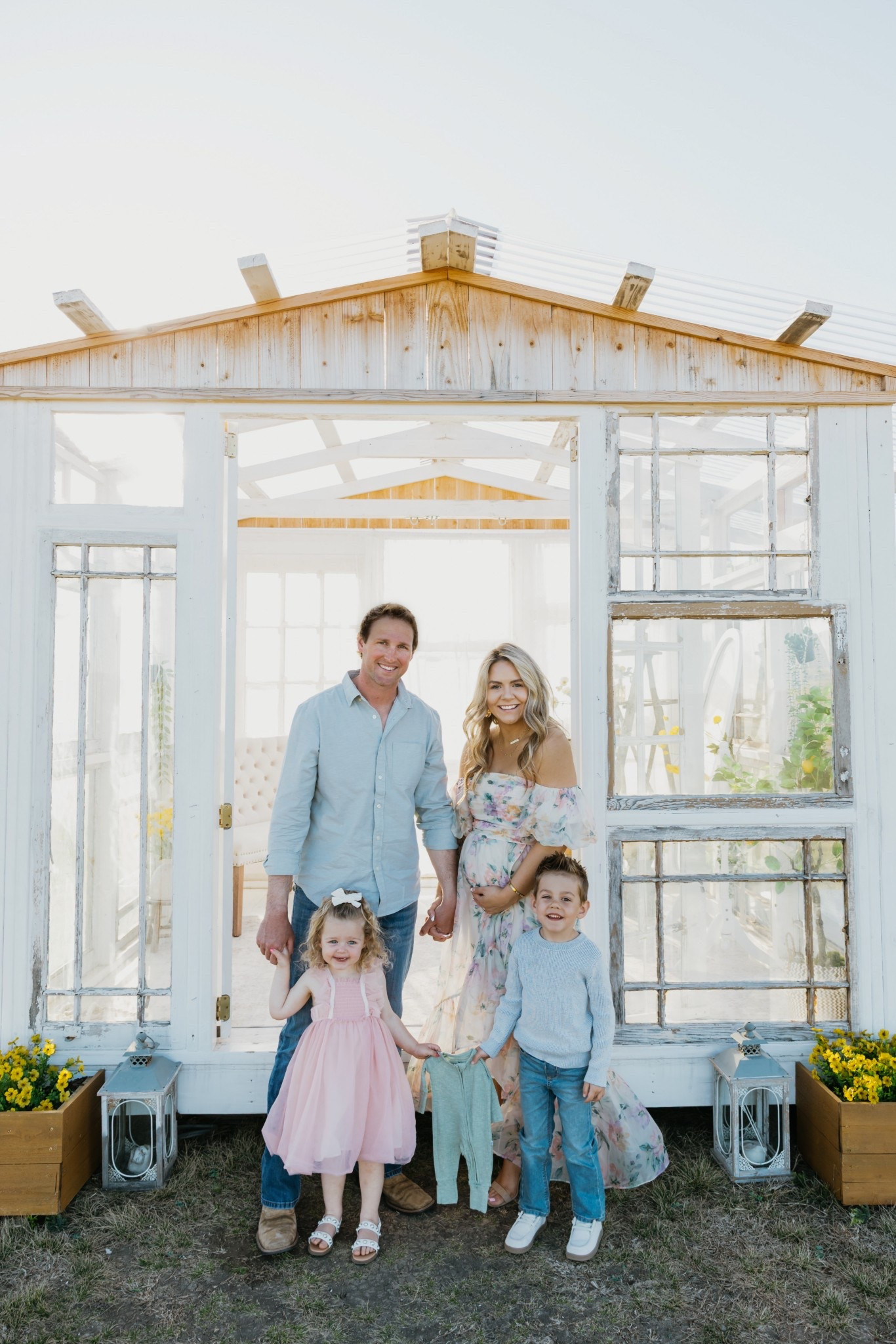 Excited to add another baby to our family! So thankful for our 🌈 baby ❤️ #bumpstyle #bumpfriendly #pregnant #pregnancy 

#LTKBump #LTKKids #LTKFamily