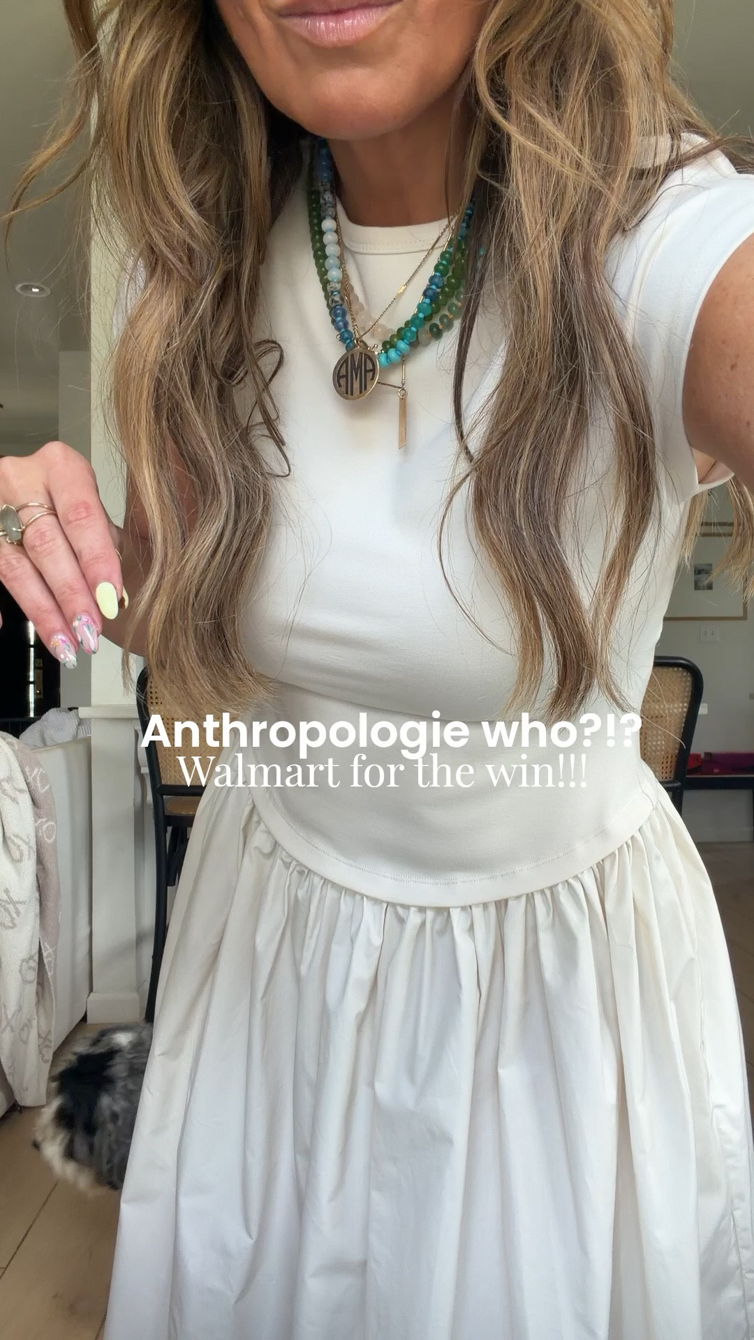 Anthropologie or Walmart!!!! 
I’m shook over this dress. 
It’s selling out fast too!! 
Comes in black. 

#walmartfashion #walmartfind 

#LTKootd #LTKSeasonal #LTKOver40