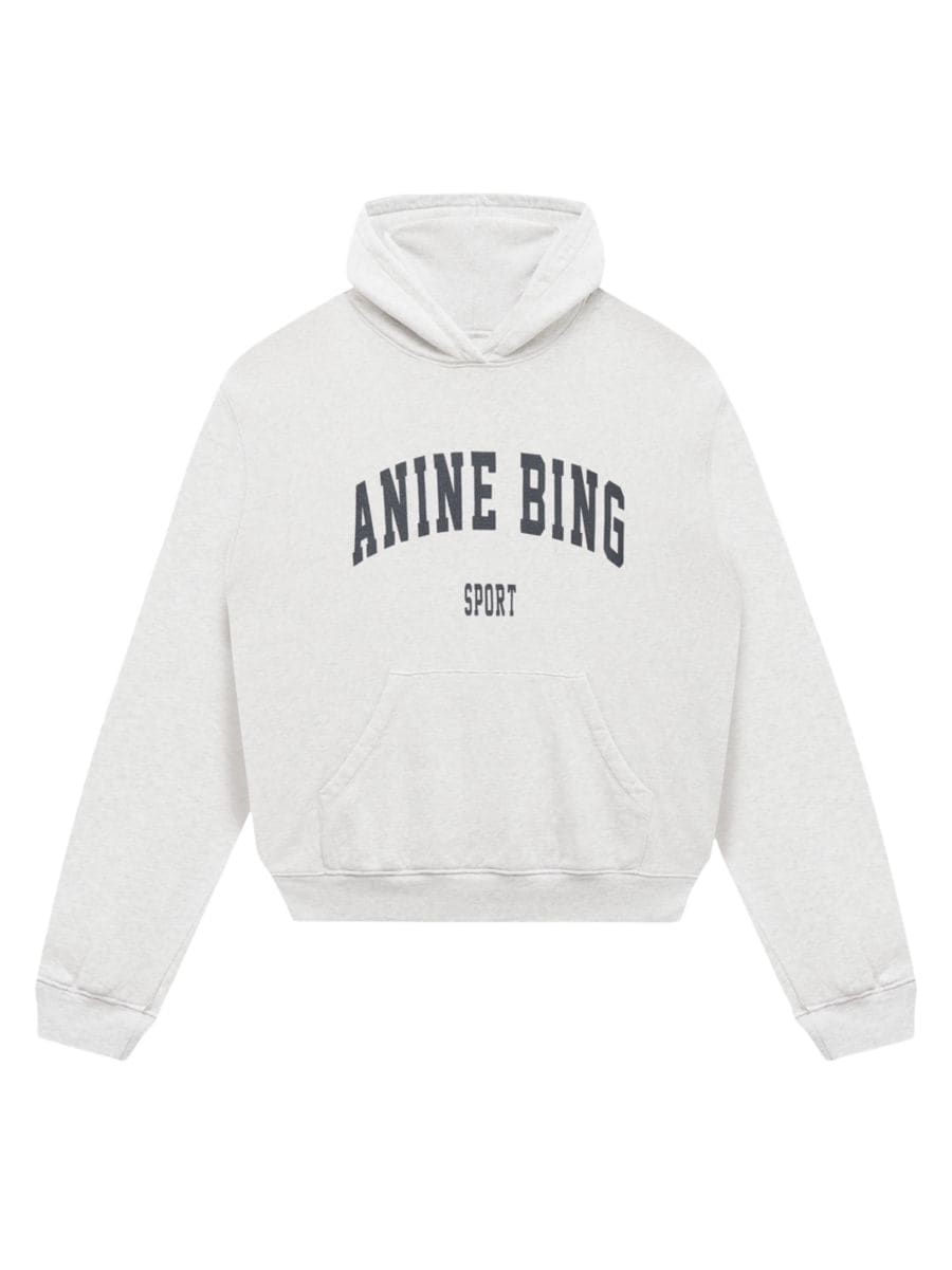 ANINE BING Harvey Sport Logo Hoodie | Saks Fifth Avenue