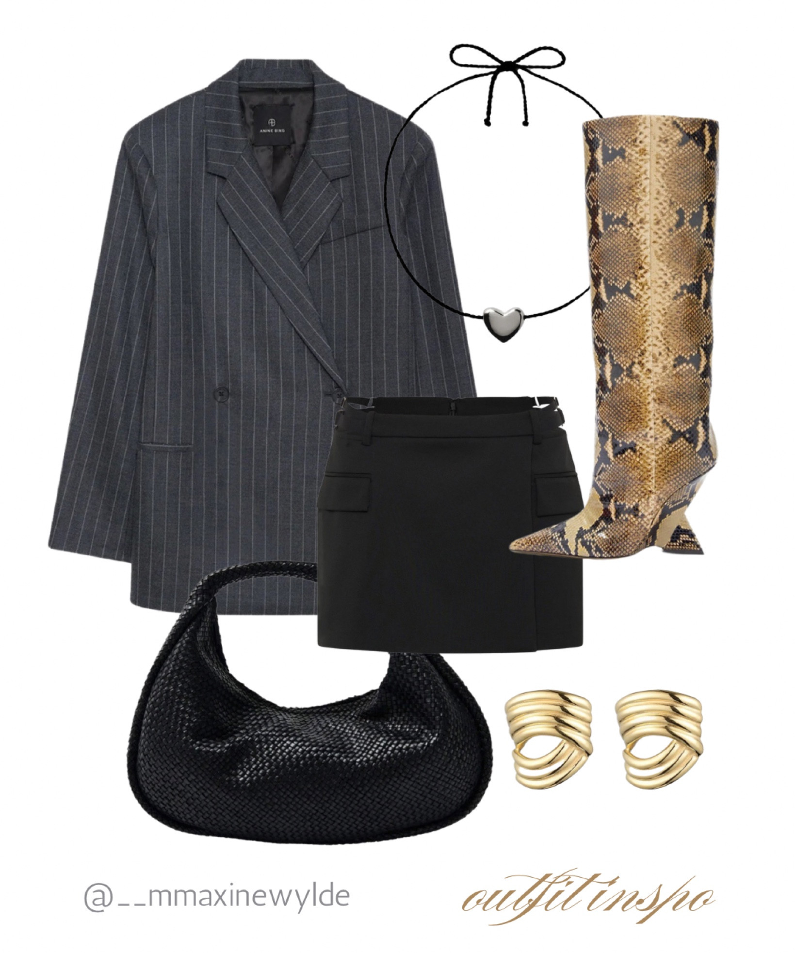 Wardrobe staples: pinstripe blazers & snake print!! Animal print is super trendy atm and so fun to style in tonal colour palettes! 

#LTKstyletip #LTKaustralia