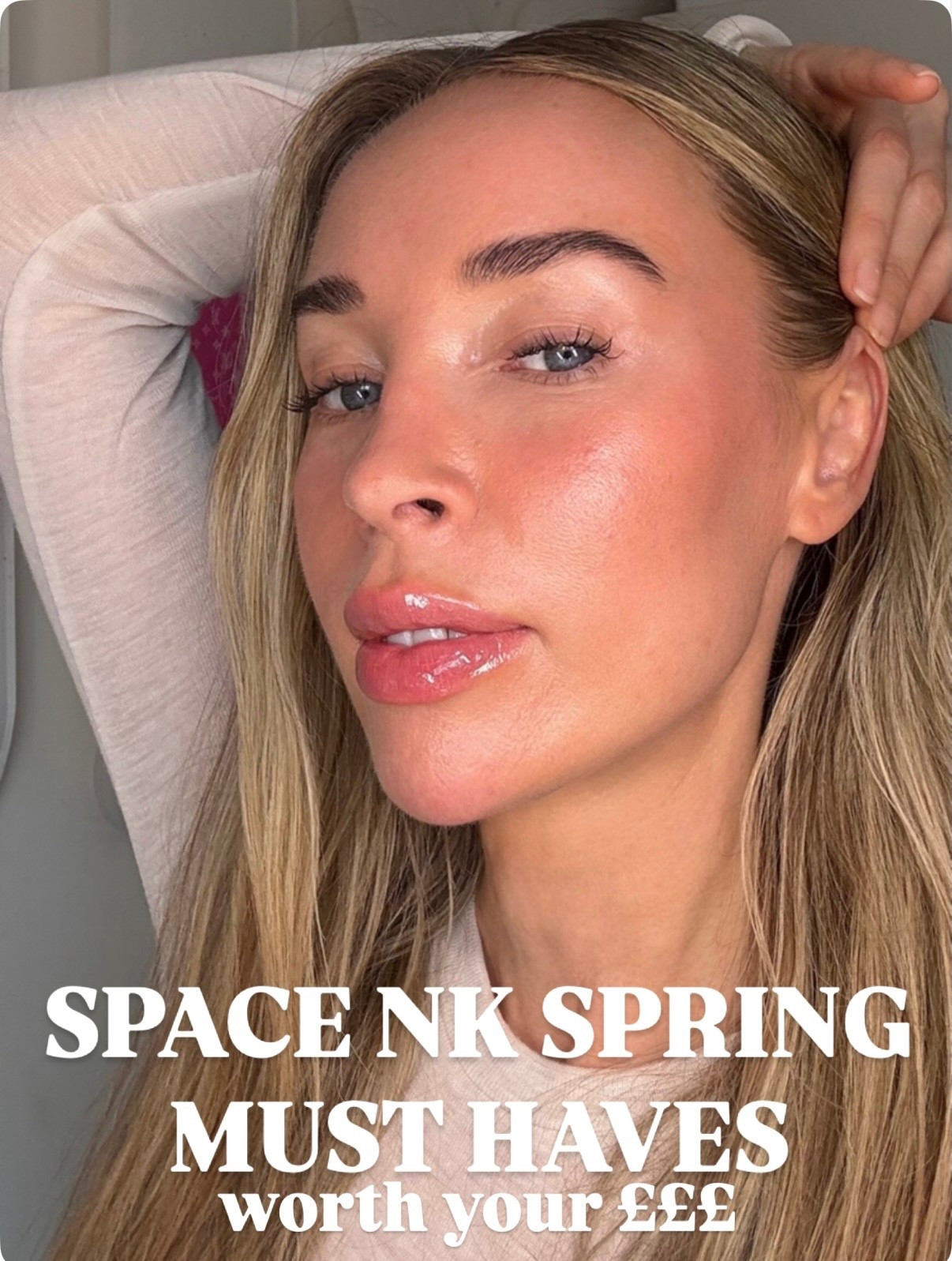 Some phenomenal SpaceNK products in this spring haul! 

Here’s the shades if it helps you 👉🏼 
Rare bronzing stick - Happy Sol
Erborian CC Cream - Clair
Hourglass skin tint - 3
Ilia Concealer - 1N twill
Milk blush stain - Spritz
Nars liquid blush - Orgasm
Milk highlighter - Bubbly
Laniege lip tint - Pop star peach