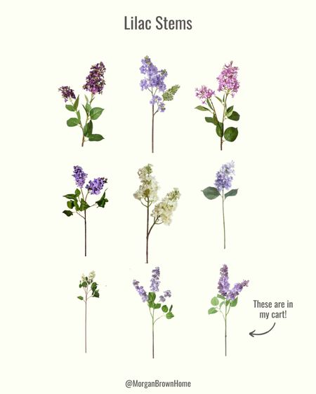 Refresh your home for Spring with faux lilac stems  !

#LTKhome #LTKfindsunder50 #LTKSeasonal