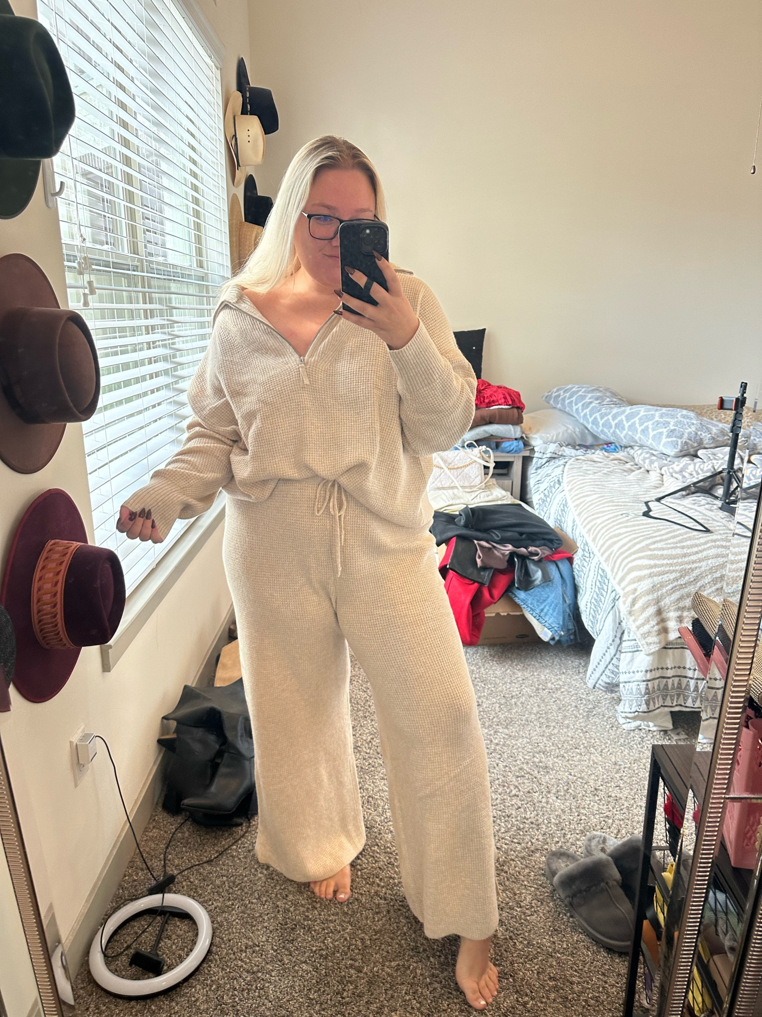 Aerie sweater set perfect for a cozy holiday!! Wearing xxl in both and on sale! 

#LTKunder100 #LTKSeasonal #LTKunder50