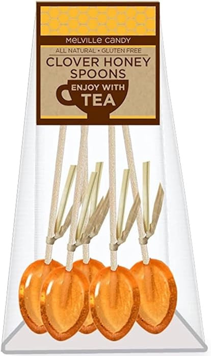 Melville Candy All Natural Honey Spoons – Clover Honey Spoons & Lollipops on Wooden Ball Sticks... | Amazon (US)