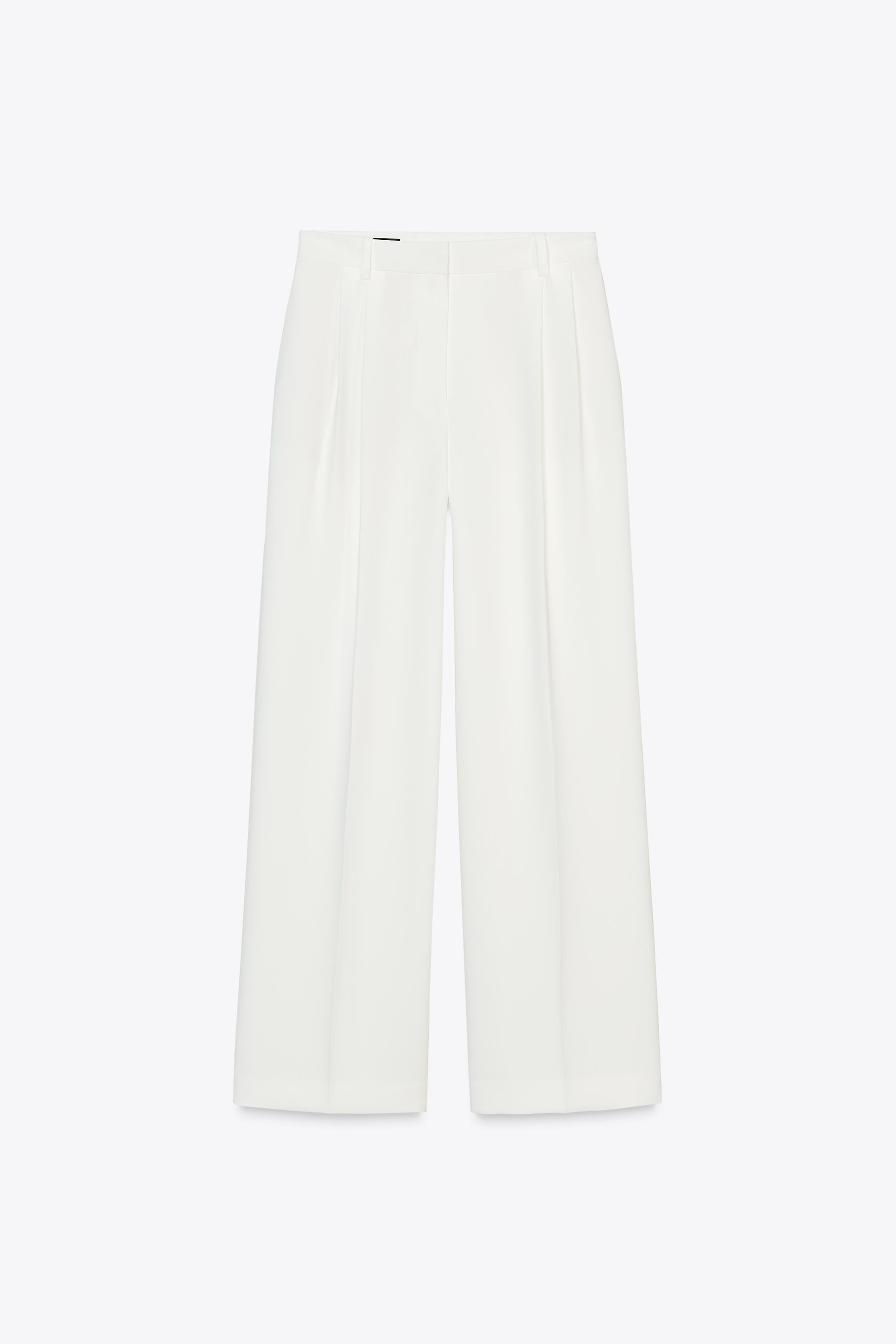 WIDE LEG PANTS WITH DARTS | Zara US