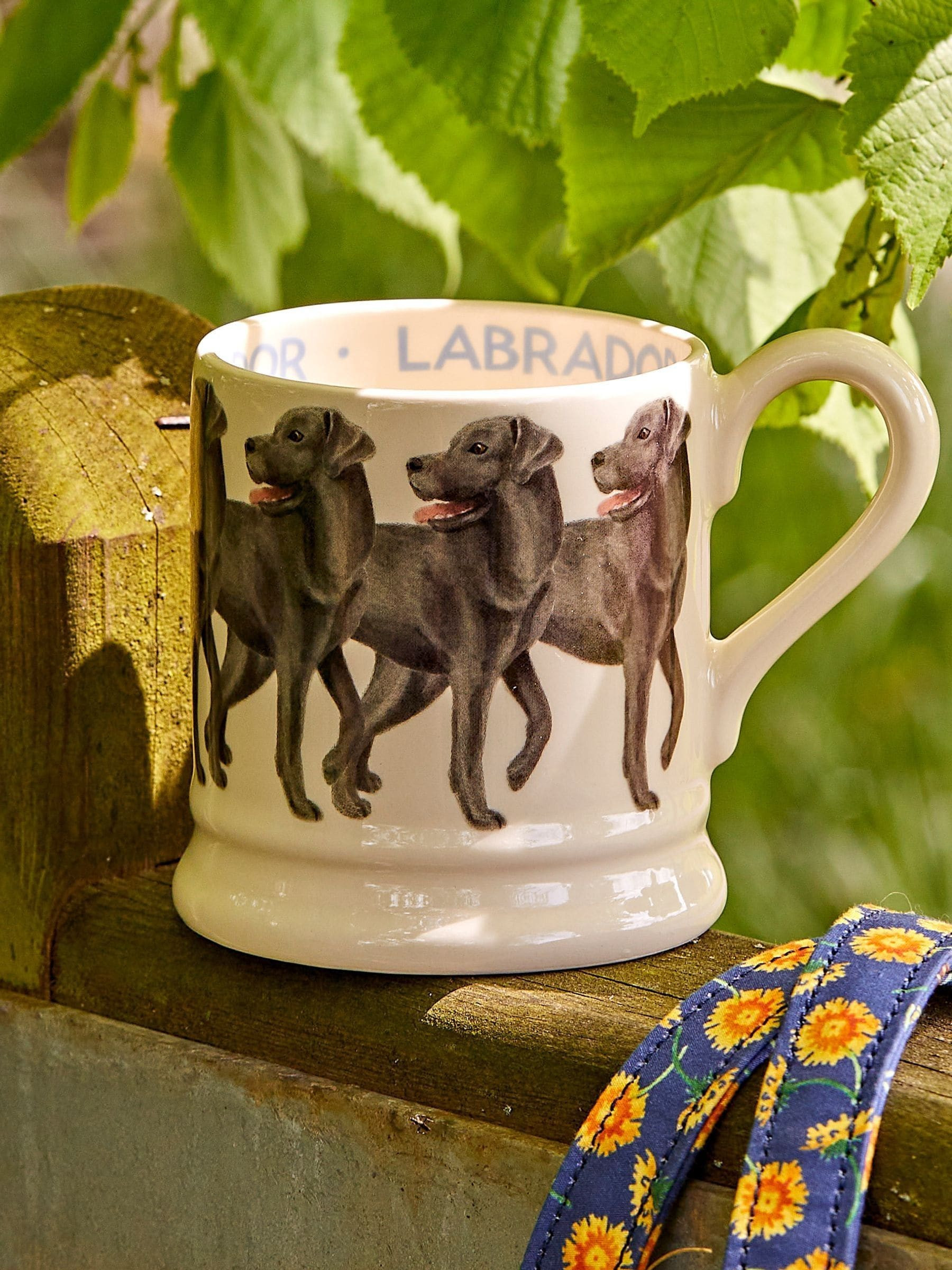 Emma Bridgewater Emma Bridgewater Cream Black Labrador 1/2 Pint Mug | Next US