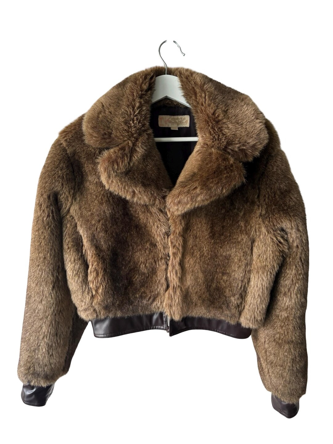 Costa Blanca Vintage Faux Fur Bomber Jacket | Y2K Large - Etsy Canada | Etsy (US)