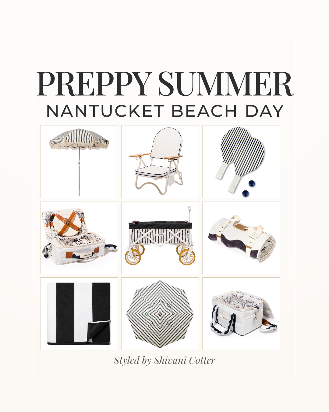 Preppy Summer | Nantucket Beach Day

This collection is giving classic East Coast summer vibes. Think Martha’s Vineyard, Nantucket, and the beaches of Cape Cod. These timeless beach and pool pieces feel straight out of a yacht club or coastal resort, with crisp stripes, vintage inspired chairs, and classic picnic essentials that make summer feel polished and effortless.
#preppy #summer #beachvacation 

 #LTKSeasonal