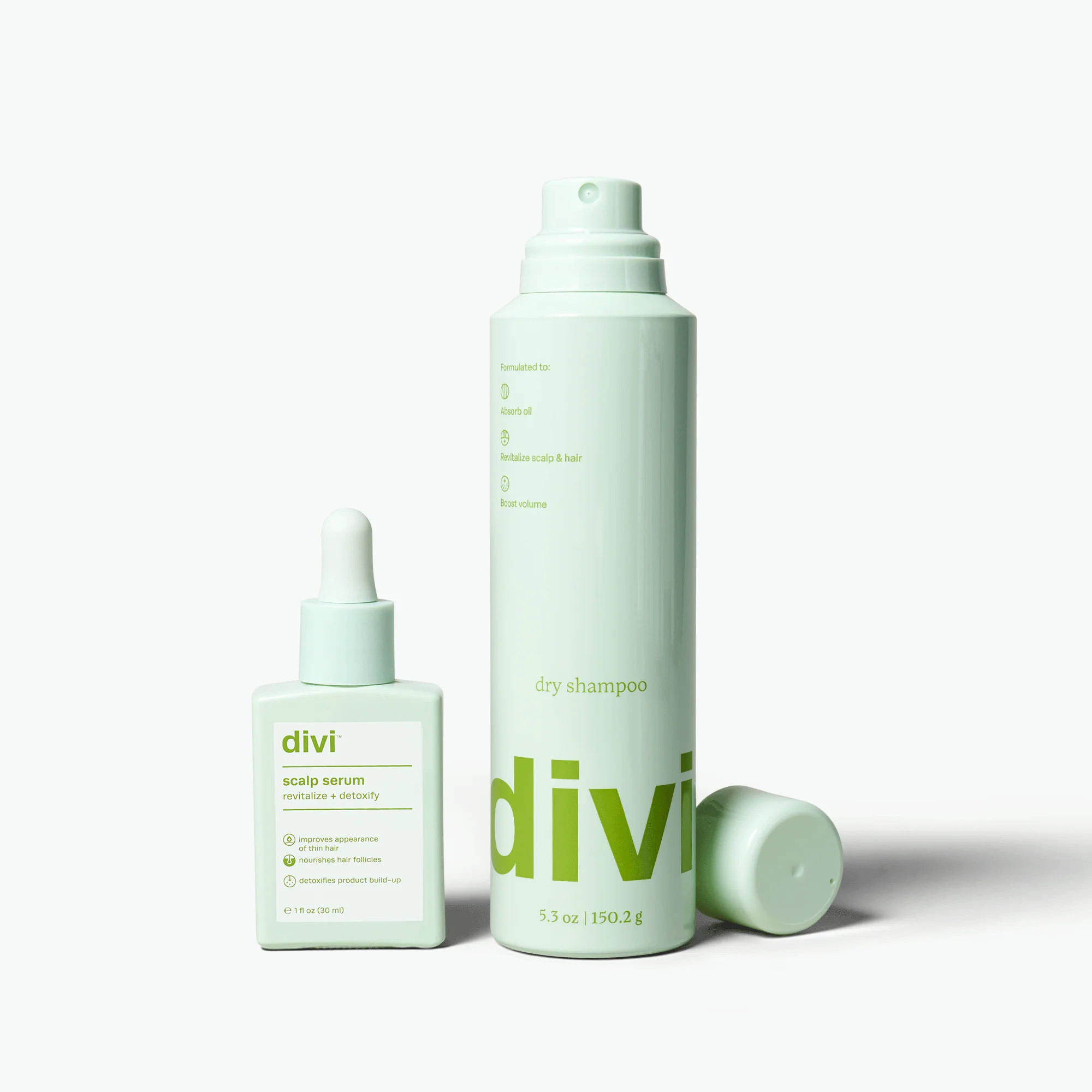 Best Sellers Bundle | Dry Shampoo & Scalp Serum for a Hydrated Scalp | Divi Official LLC