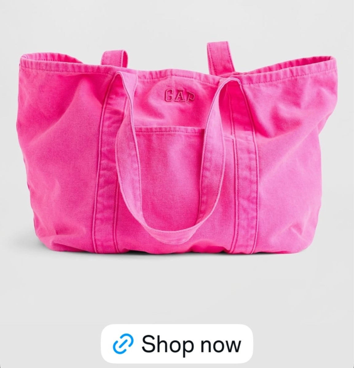 The cutest gap logo bag 😍🩷

#LTKgrwm #LTKTravel #LTKSeasonal