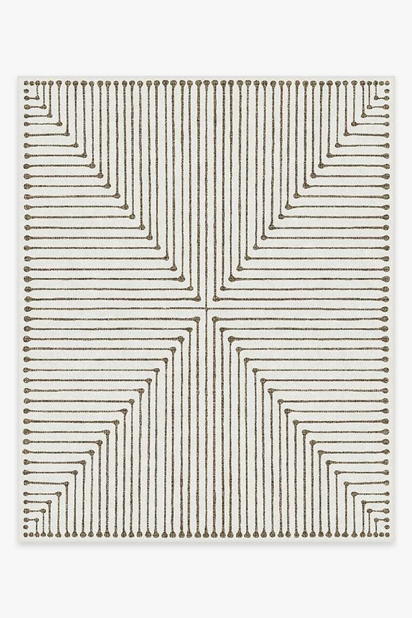 Jonathan Adler Inkdrop Camel & Ivory Rug | Ruggable