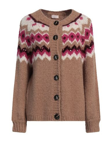 Liu •jo Woman Cardigan Camel Size XS Acrylic, Polyamide, Viscose, Wool | YOOX (US)