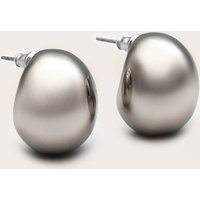 Silver Chunky Round Stud Earrings | PrettyLittleThing UK