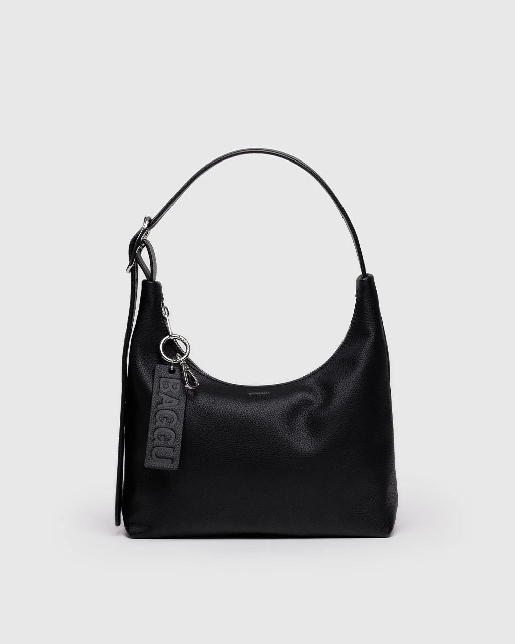Mini Recycled Leather Shoulder Bag - Black | ban.do