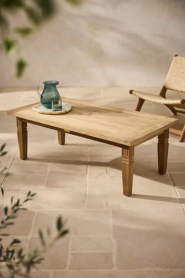 Palladio Reclaimed Teak Coffee Table | Anthropologie (US)