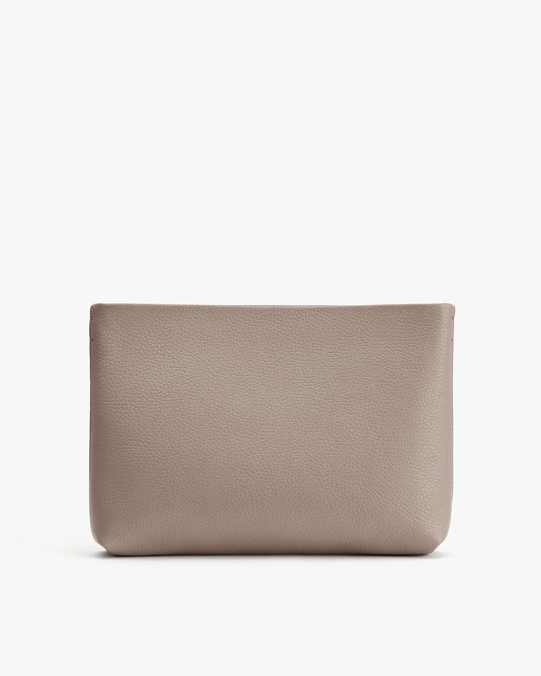 Women's Small Zipper Pouch in Clay | Pebbled Leather by Cuyana | Cuyana