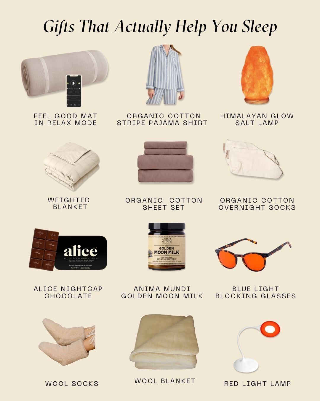 Gifting season is officially here 🤎, and restful sleep is the one thing everyone seems to be craving. If someone you love has been tossing, turning, or running on empty, this one’s for them.  ✦ I pulled together my Sleep Support Gift Guide — soothing, low-tox essentials that actually help your body unwind and drift into deep rest. Because the best gift you can give is eight hours of real, uninterrupted sleep.✨

#LTKGiftGuide #LTKHoliday #LTKwellness 

 