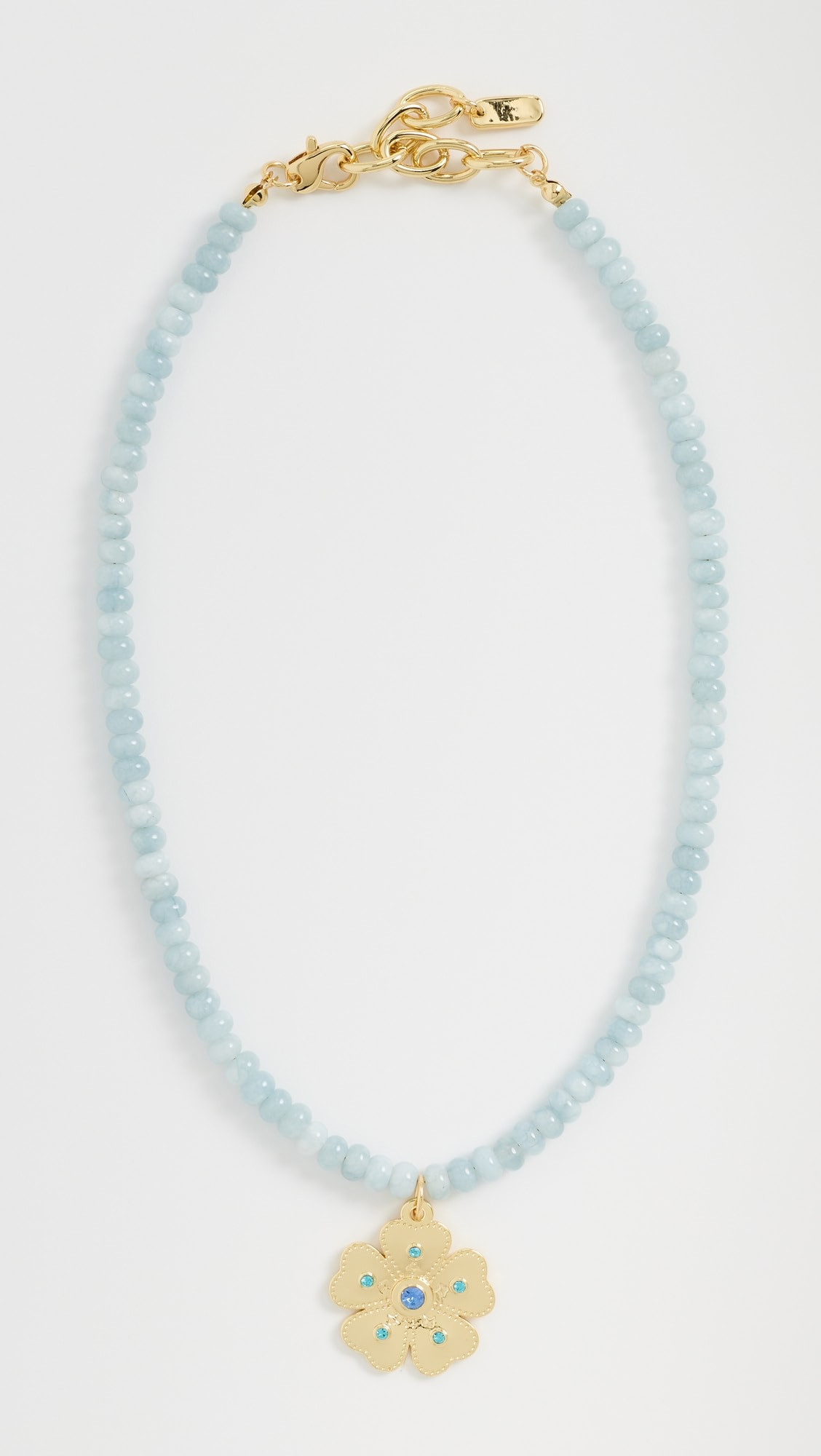 Bluer Beaded Gold Flower Necklace | Shopbop