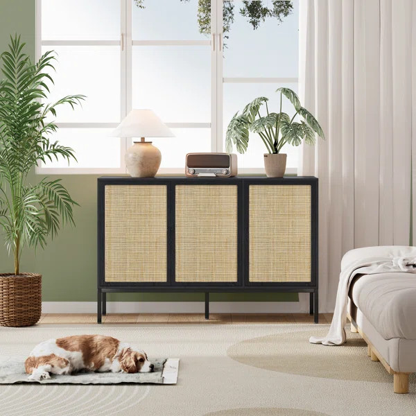 Leclair Natural Rattan 47'' Wide Sideboard | Wayfair North America