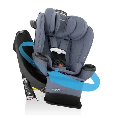 Evenflo Revolve360 Extend All-in-One Rotating Car Seat with Green & Gentle Fabric (Flint) | Walmart (US)