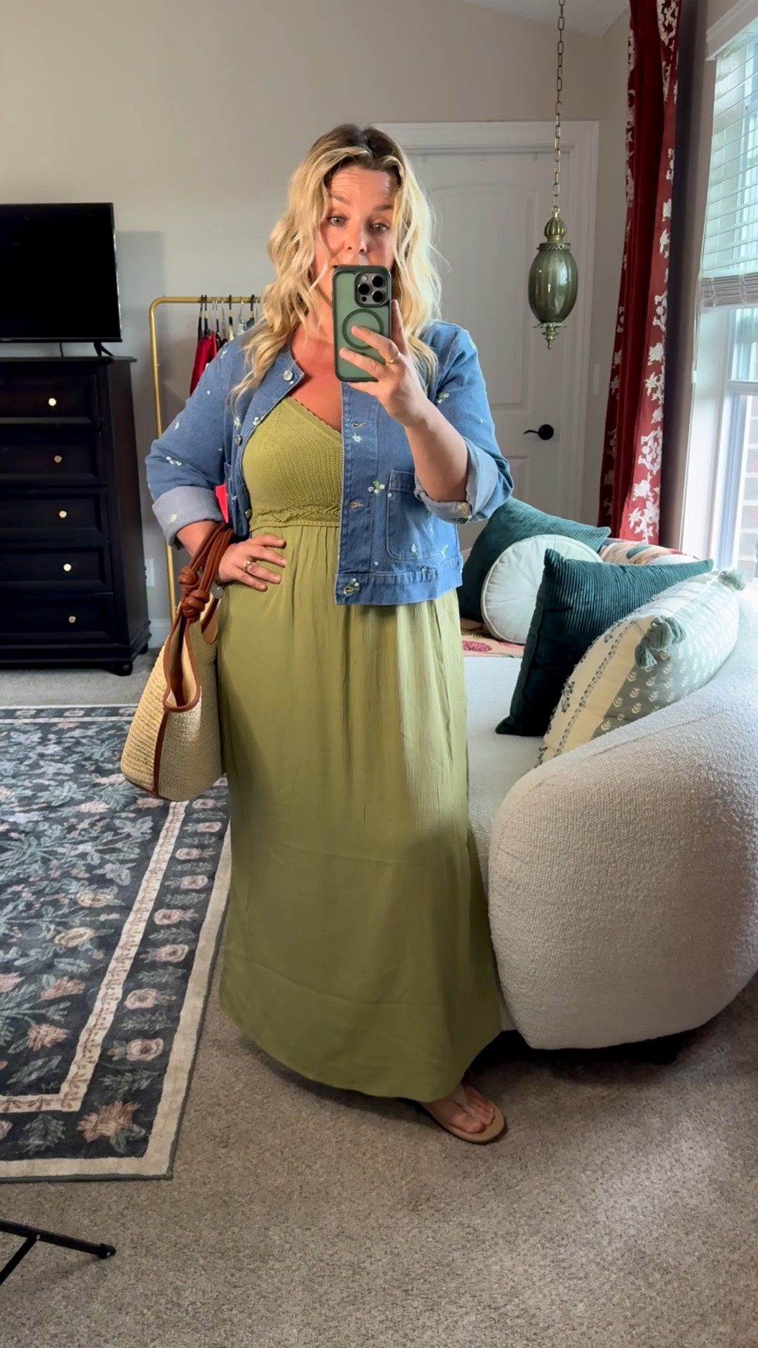 Give me alllll the Walmart fashion new arrivals! This Jean jacket is so cute, it has tiny embroidered flowers on it! And this crochet top maxi will be a summer staple! I’m 5’2” size 10/12 & sized down to a medium in the jacket & lg in the dress. 

#LTKOver40 #LTKMidsize #LTKPetite