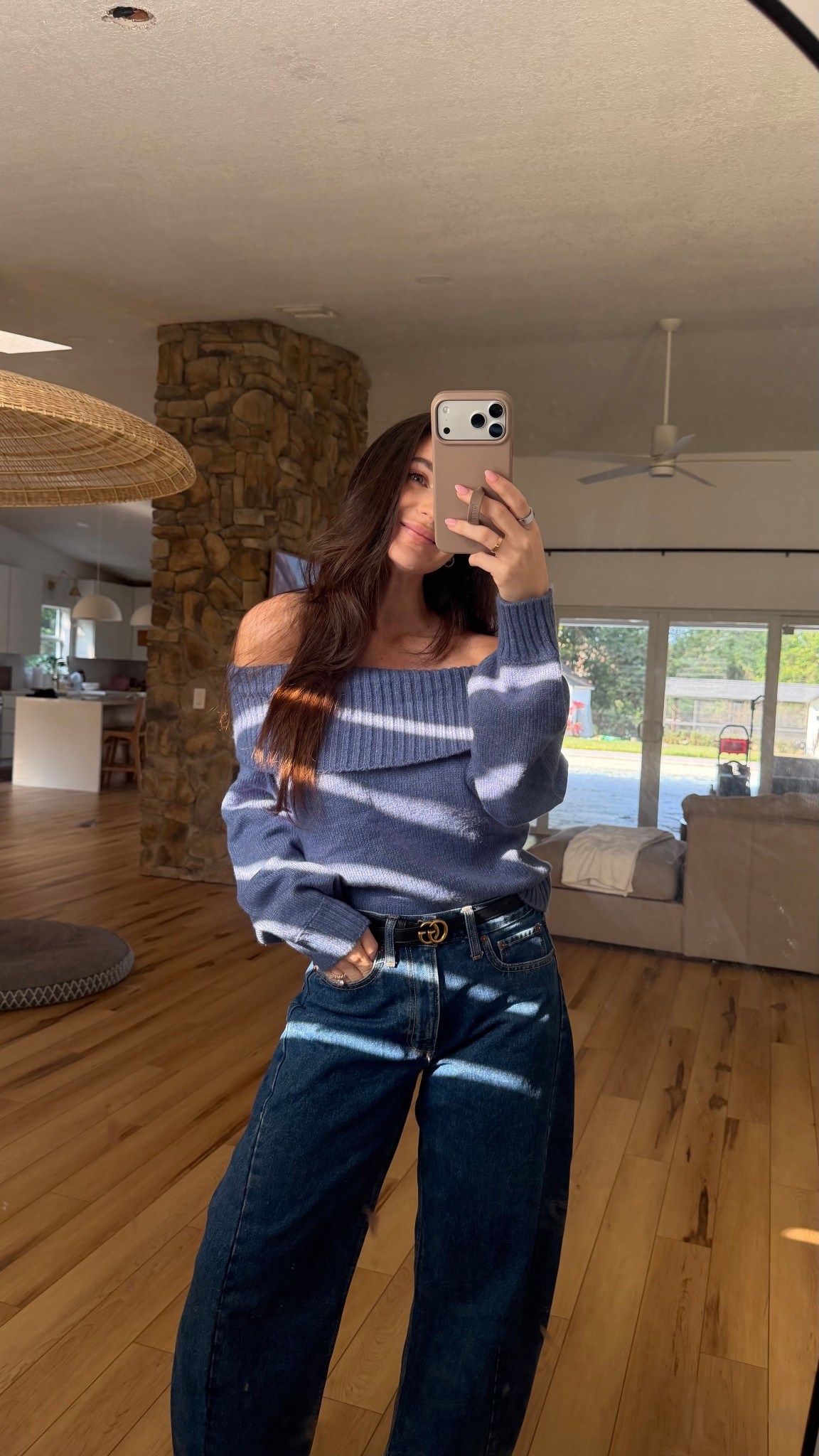 Effortless everyday outfit that makes you feel put together in 2 minutes 🤍 This off-shoulder knit sweater + high-waisted wide leg jeans combo is my go-to for that elevated casual look. Perfect for school drop-off, coffee runs, or a casual date night. Sharing sizing, fit details, and my exact pieces linked on LTK so you can recreate this cozy chic outfit easily. Neutral, timeless, and on repeat all season.

#ltkstyle #ltkfashion #ltkfallstyle #ltkcasual #ltkunder100 #everydaystyle #effortlessstyle #casualchic #neutraloutfit #momstyle #momfashion #widelegjeans #denimstyle #cozyoutfit #offshouldertop #sweaterweatherstyle #simpleoutfitideas #capsulewardrobe #wearonrepeat #dailyoutfitideas #realoutfitinspo #styleinspo2026

#LTKmomlife #LTKootd #LTKSaleAlert