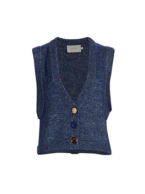 Rowland Wool-Cotton Vest | Saks Fifth Avenue